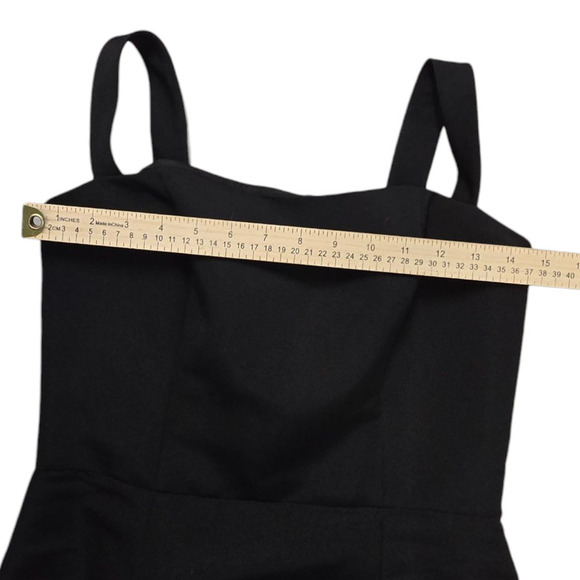 Amsale Ida Black Gown Size 8 Medium Maxi Dress - Picture 6 of 8